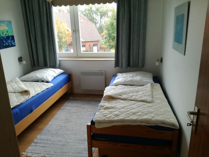 Ferienwohnung in Dahme - Nieding - Betten k&ouml;nnen zusammen geschoben werden