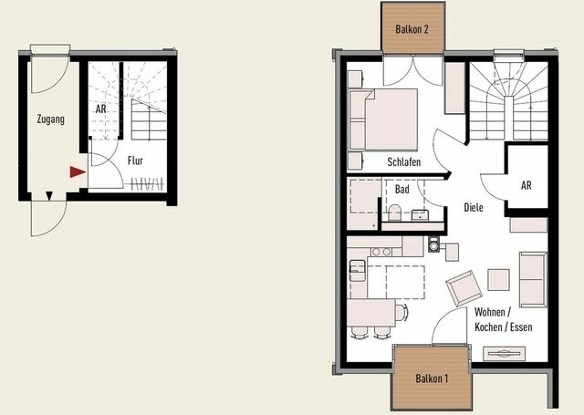 Ferienwohnung in Heiligenhafen - Ostsee - Appartement Nr. 87 "Kapit&auml;ns Koje" im Strand Resort - Bild 21