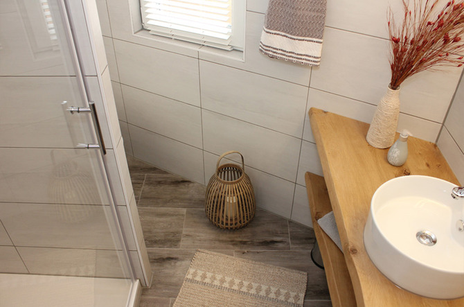 Bungalow in G&ouml;hren - Strandkiste G&ouml;hren - Duschbad