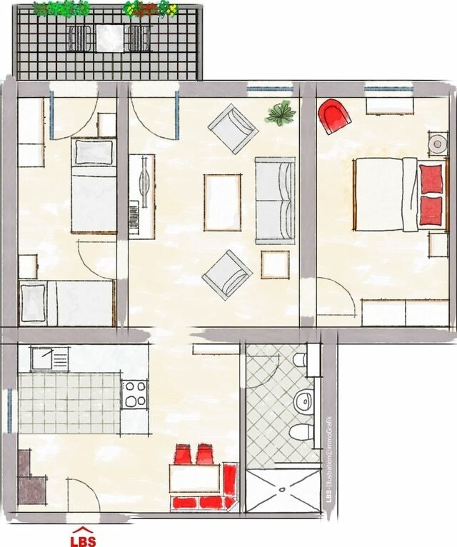 Ferienwohnung in Gr&ouml;mitz - Seegl&uuml;ck Gr&ouml;mitz - Bild 2