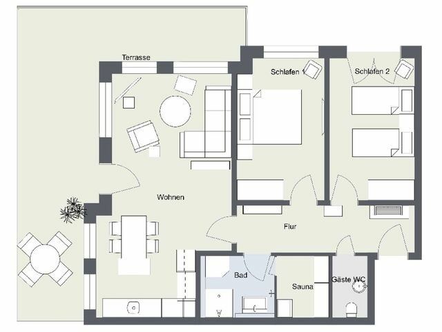 Ferienwohnung in K&uuml;hlungsborn - App. 4 Strandmuschel, Strandresidenz D&uuml;nenperle - Bild 22