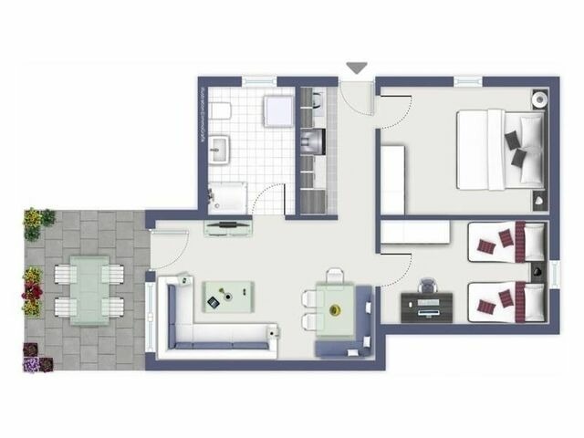 Ferienwohnung in Dahme - Jacobihof Haus 2 Wohnung 2 - Bild 10