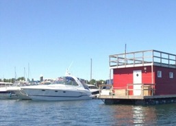 Hausboot Lotta, Dachterrasse u. Kaminofen in Neustadt i.H.