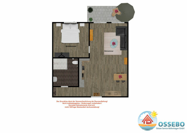 Ferienwohnung in Boltenhagen - Hanseresidenz II Whg. 01 - Bild 19