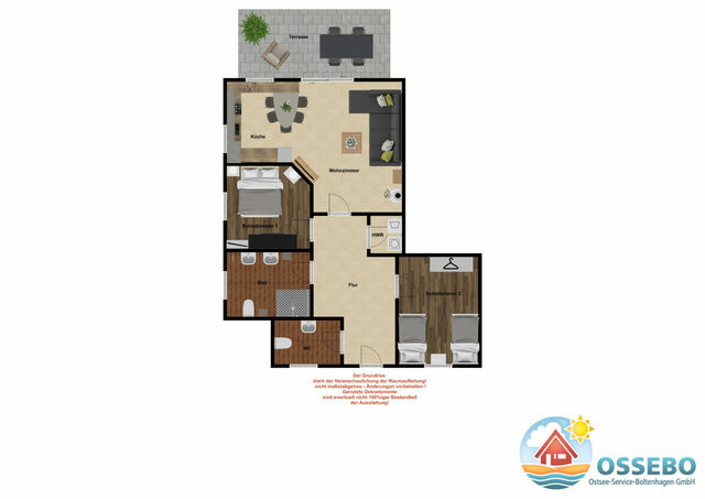 Ferienwohnung in Boltenhagen - Haus Ostseed&uuml;ne Whg. 12 - Bild 24