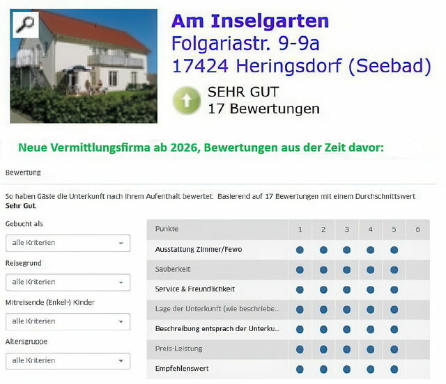 Ferienwohnung in Heringsdorf - Am Inselgarten EG 1 - Bild 13